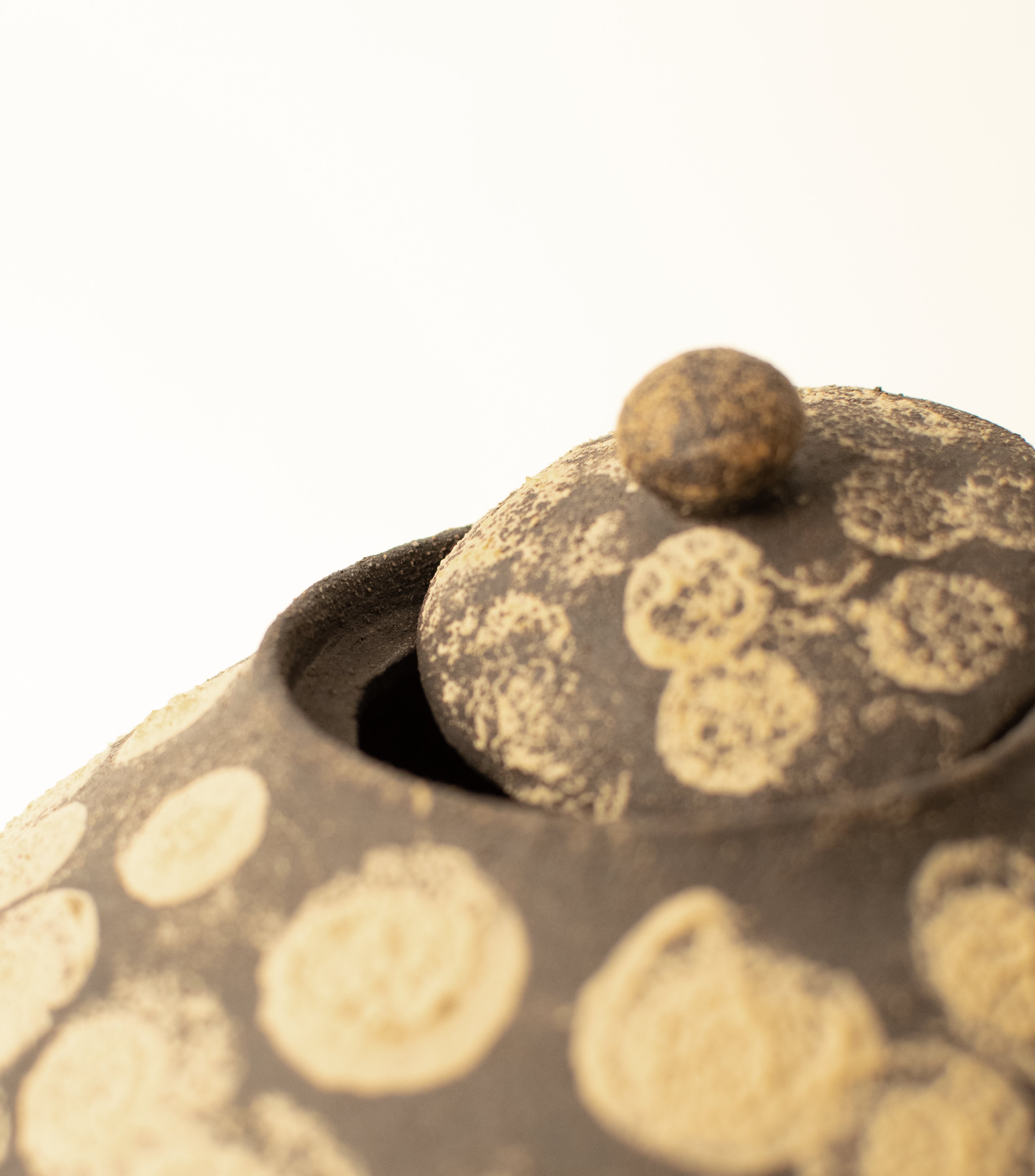Stoneware jar